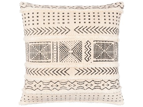 Surya Azibo Black / Light Beige / Cream Pillow
