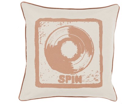 Surya Big Kid Blocks Brown Pillow