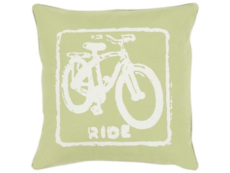 Surya Big Kid Blocks Cream Pillow