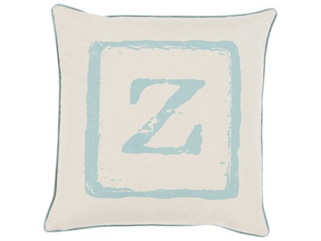Surya Big Kid Blocks Teal Pillow