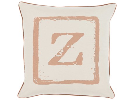 Surya Big Kid Blocks Brown Pillow