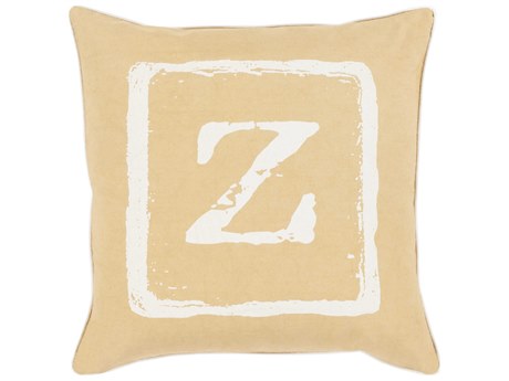 Surya Big Kid Blocks Off-White Pillow