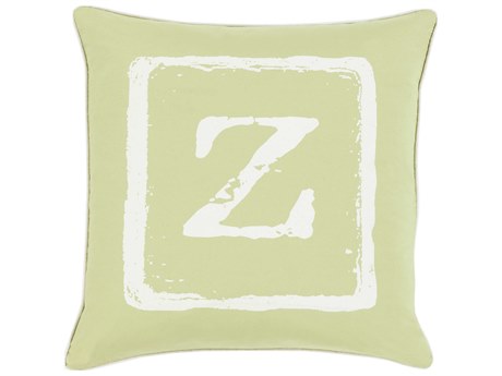 Surya Big Kid Blocks Cream Pillow