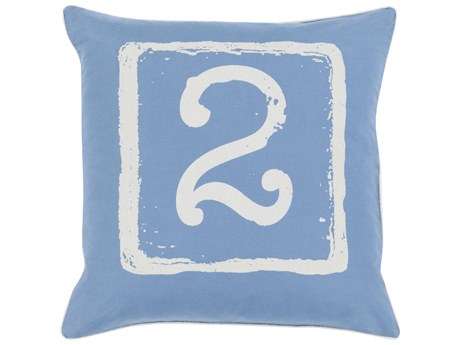 Surya Big Kid Blocks Oatmeal Pillow