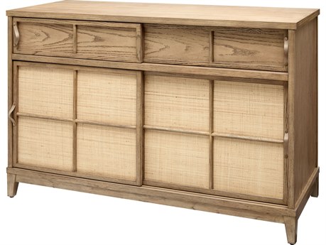 Surya Morro 50" Oak Wood Brown Sideboard