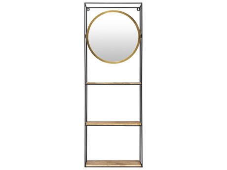 Surya Bronx Gold Wall Mirror