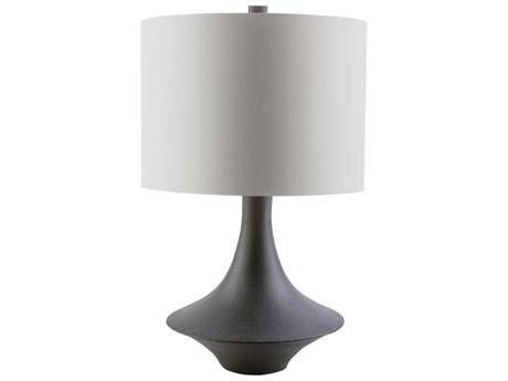 Surya Bryant Black White Cotton Table Lamp