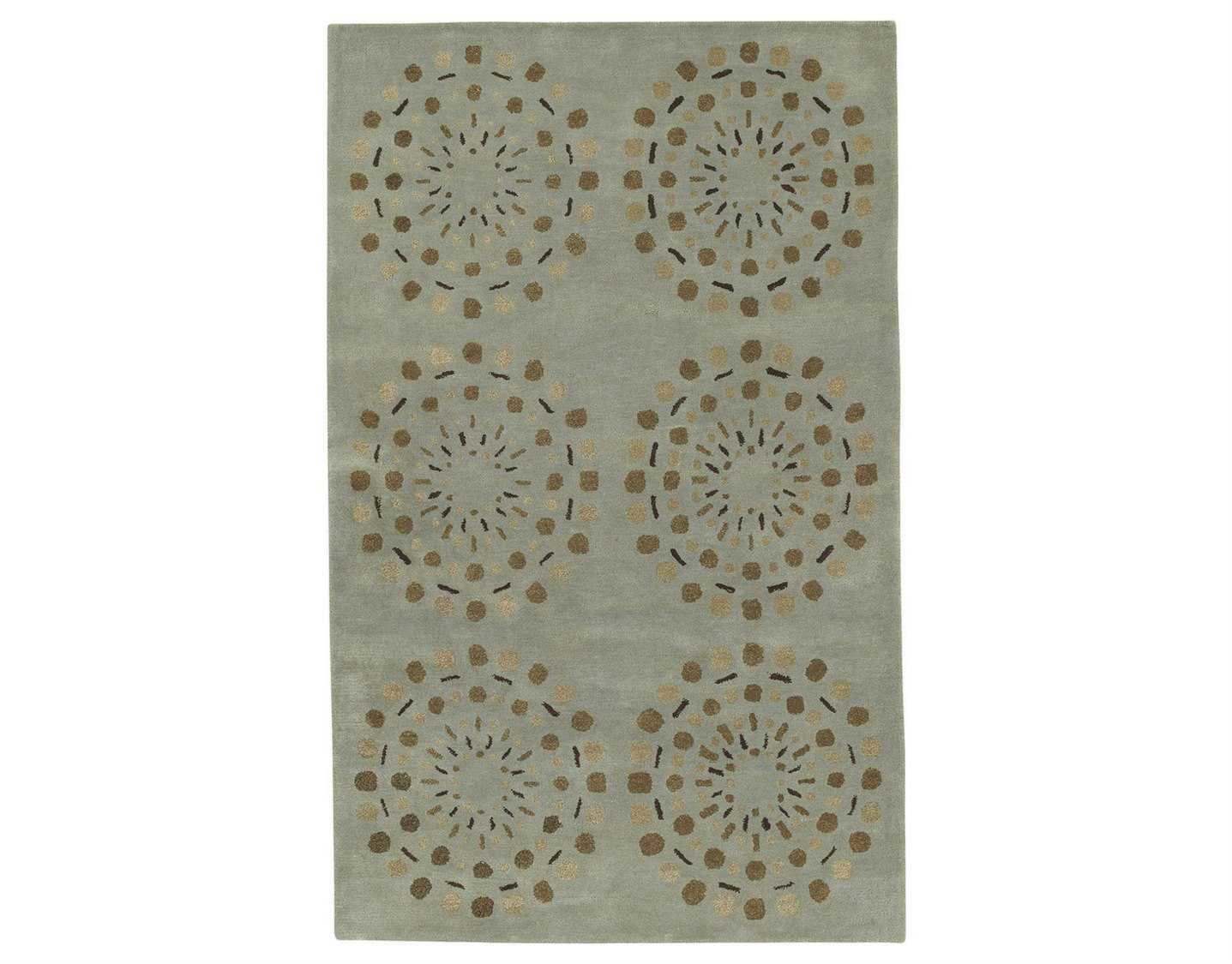 Surya Bombay Rectangular Green Area Rug SYBST428REC