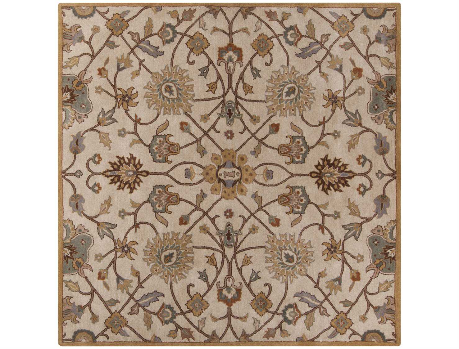 Surya Caesar Square Beige Area Rug | SYCAE1081SQU