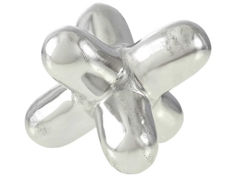 Surya Caitlin Metallic Silver Sculpture