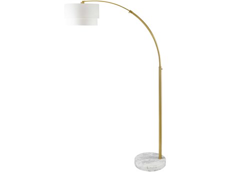 Surya Caldas Gold Floor Lamp