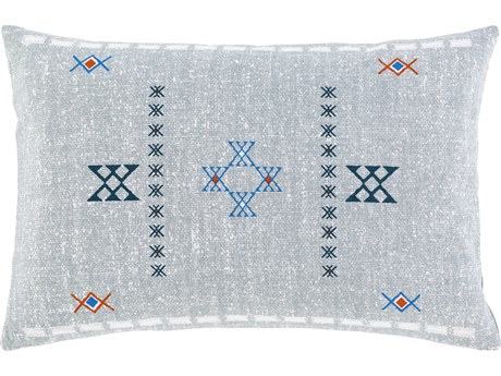 Surya Cactus Silk Slate Pillow