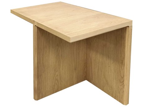 Surya Cascata Rectangular Wood Brown End Table
