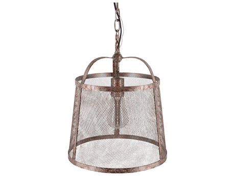 Surya Coleherne 1-Light Rust Brown Pendant