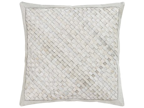 Surya Cesta Dark Brown / White / Light Beige Pillow