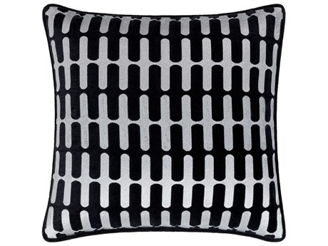 Surya Connecticut Black Pillow