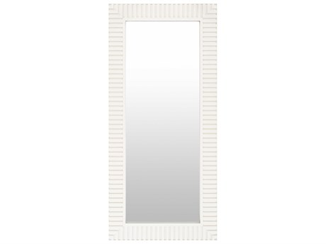 Surya Colossae White Rectangular Floor Mirror