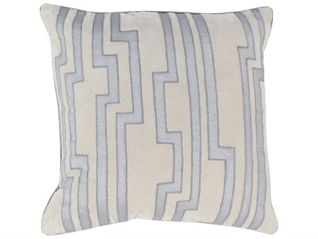 Surya Velocity Light Gray Pillow