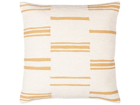 Surya Carlton White / Yellow Pillow