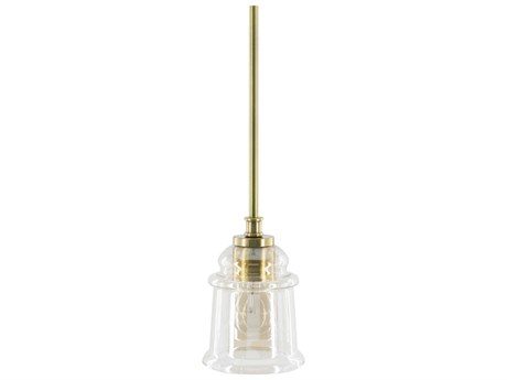 Surya Crosley 1-Light Metallic Brass Mini Pendant