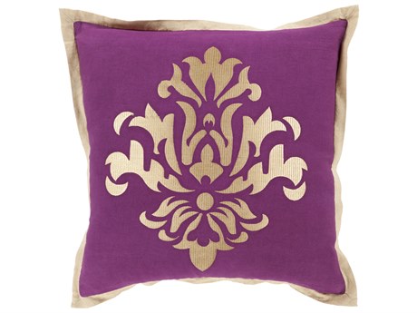 Surya Cosette Plum Pillow