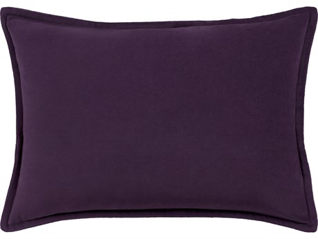 Surya Cotton Velvet Dark Plum / Dark Purple Pillow