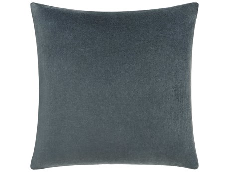Surya Cotton Velvet Slate Gray Pillow