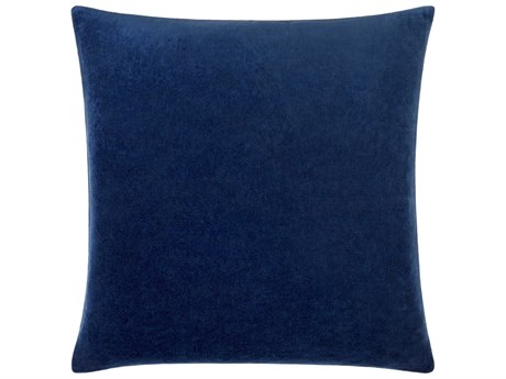 Surya Cotton Velvet Midnight Blue Pillow