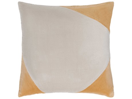 Surya Cotton Velvet Camel Pillow