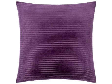 Surya Cotton Velvet Plum Pillow