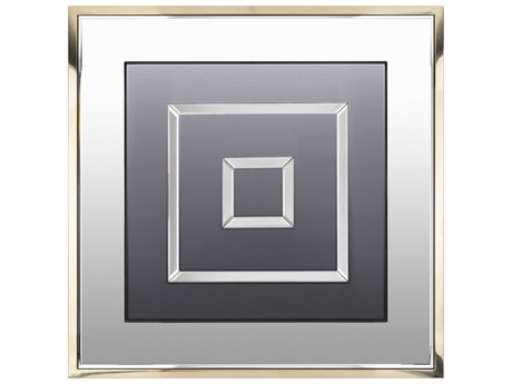 Surya Madelina Gold Square Wall Mirror