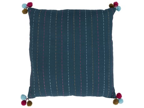 Surya Dhaka Blue Pillow