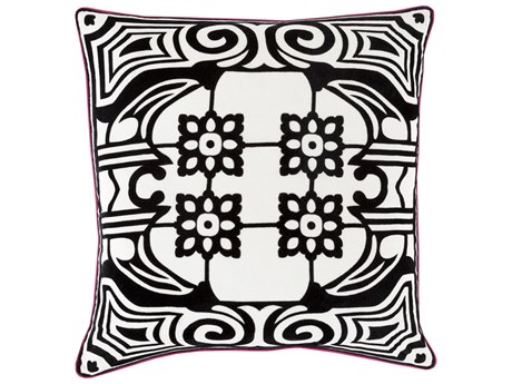 Surya Eleonore Black Pillow