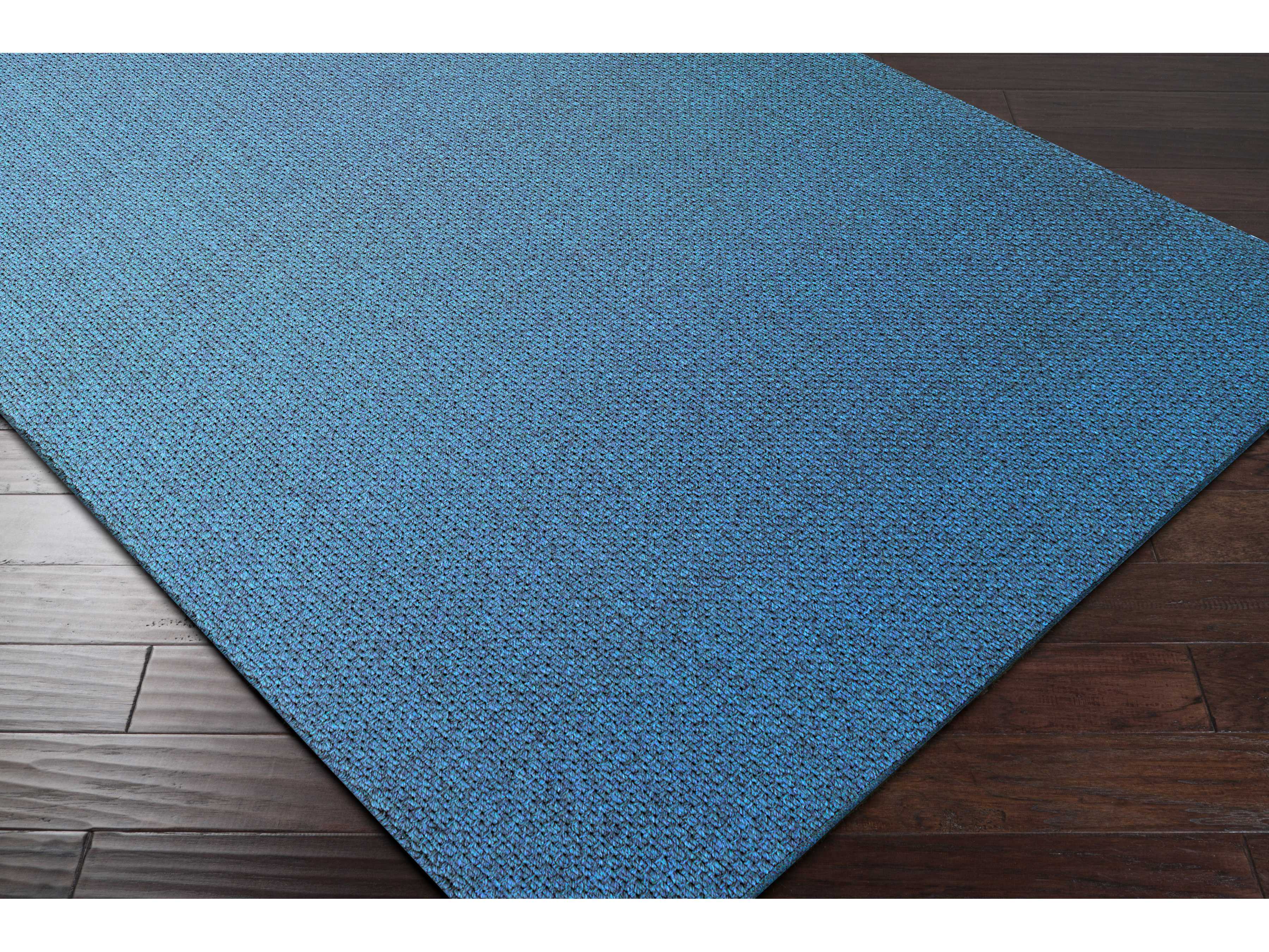 Surya Ember Rectangular Bright Blue Area Rug | SYEMB1001REC