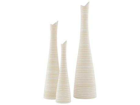Surya Emily Beige Vase Set of 3