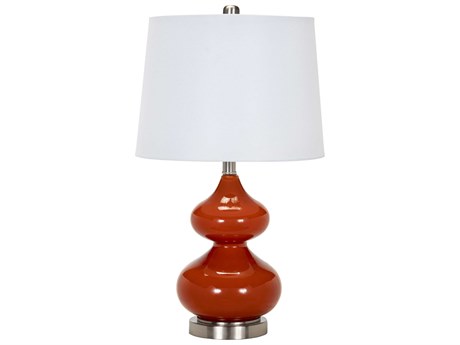 Surya Foligno Red Table Lamp