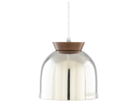 Surya Fabiolus 1-Light Metallic Nickel Mini Pendant