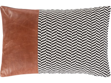 Surya Fiona Black / Brown / Beige Pillow