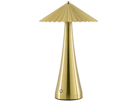 Surya Furnas Metallic Brass Table Lamp
