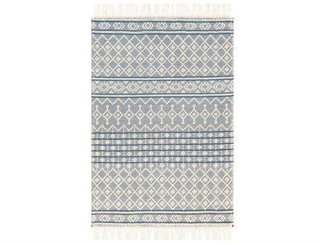 Surya Farmhouse Tassels Geometric Area Rug