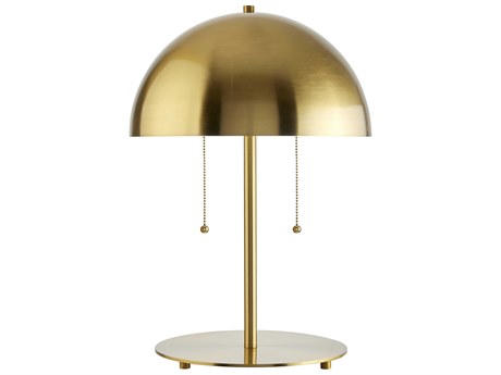 Surya Fungiaire Gold Table Lamp