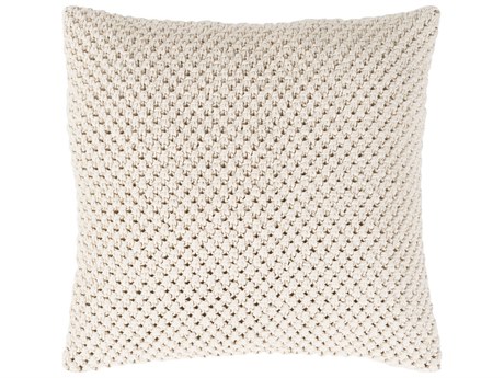 Surya Levi Denim 18x18 Toss Pillow with Polyester Insert