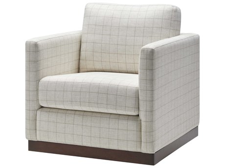 Surya Glendon Swivel Beige Accent Chair