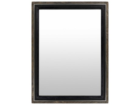 Surya Hanover Gray Rectangular Wall Mirror