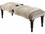 Surya Haarlem 48" Brown Cream Fabric Upholstered Accent Bench  SYHRM004