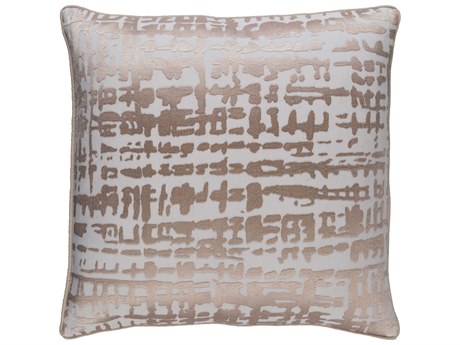 Surya Hessian White Pillow