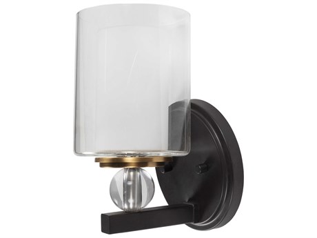 Surya Horatio 1-Light Black Wall Sconce