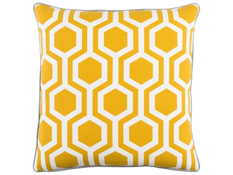 Surya Inga Mustard Pillow