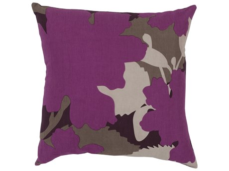 Surya Organic Modern Plum Pillow