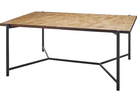 Surya Judith Rectangular Wood Brown Gray Dining Table